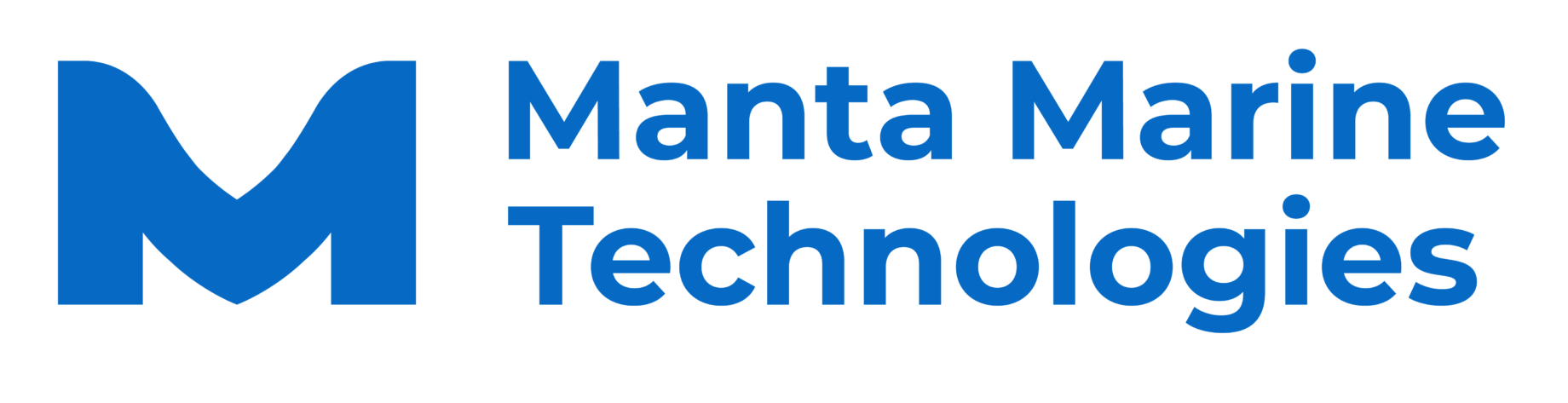 Manta Horizontal Logo - Manta Blue